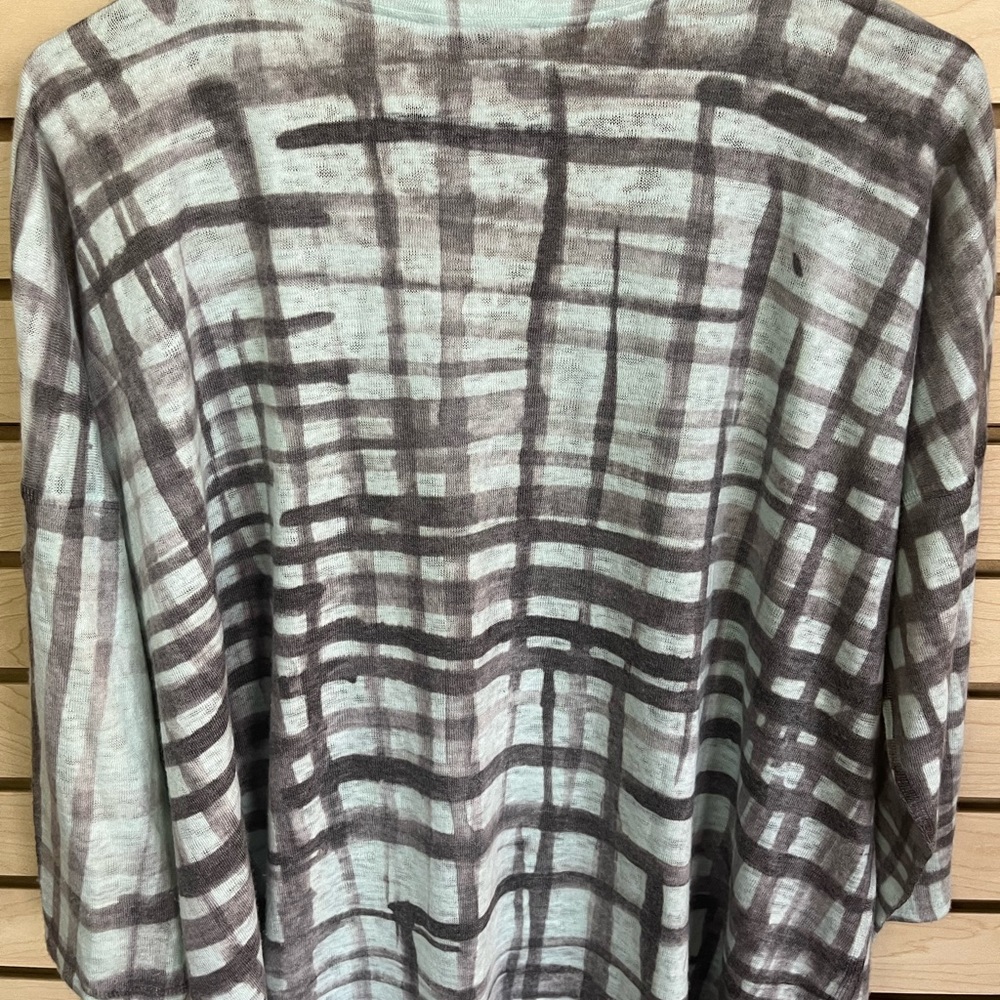 Nally & Mille polyester rayon top one size made in USA - Picture 4 of 6